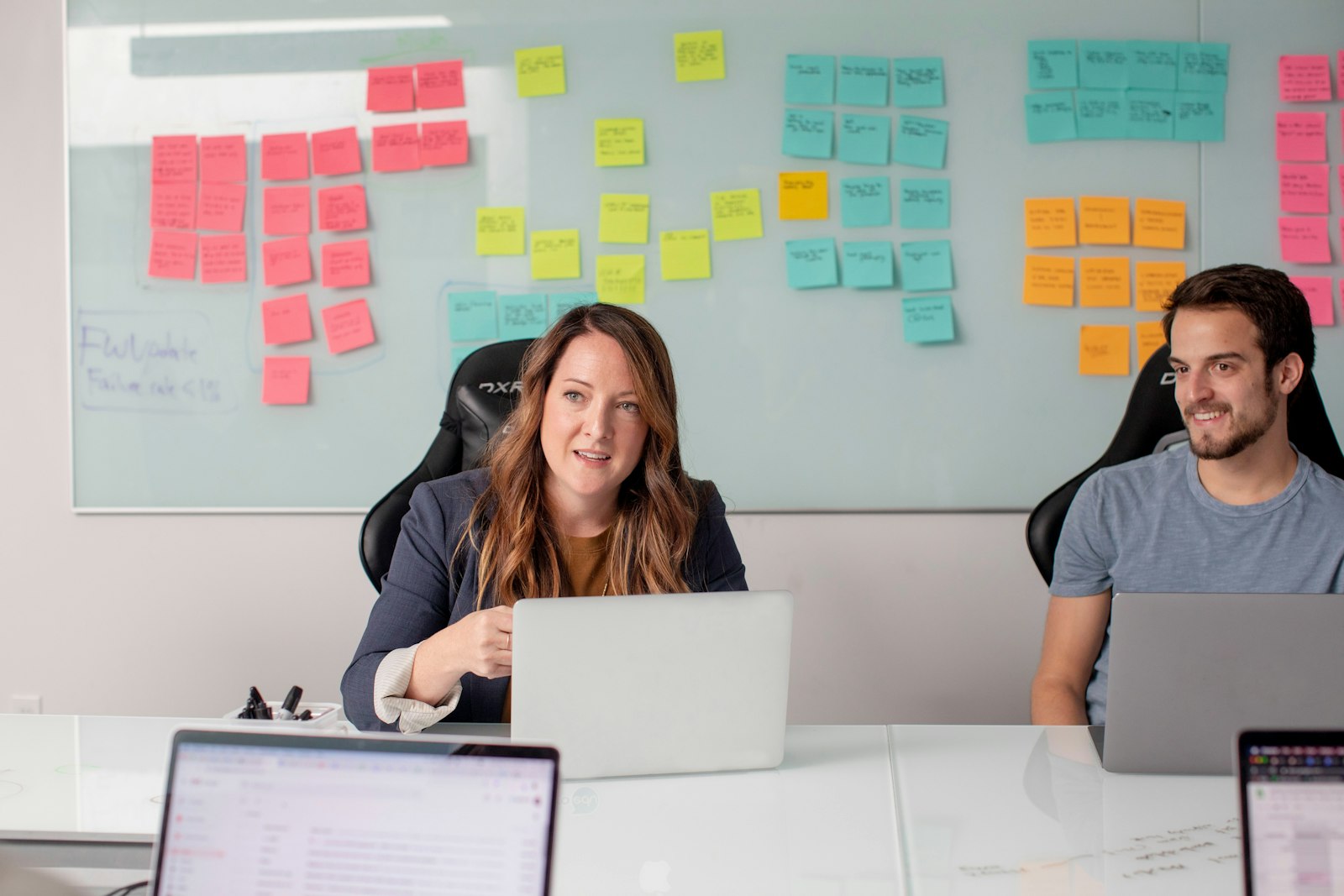 Team reviewing a procurement document