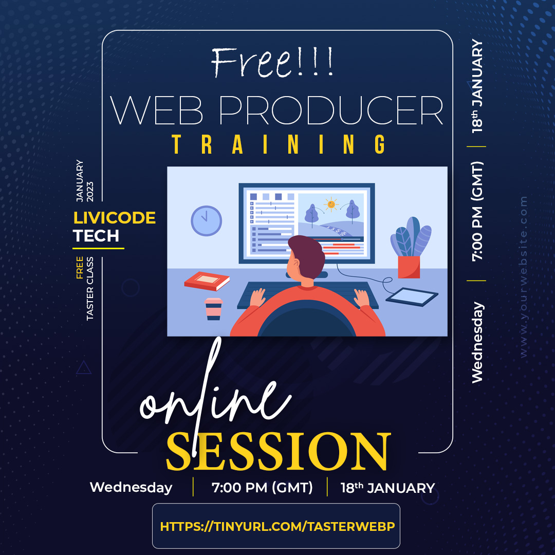 Teaser Session – Web Producer